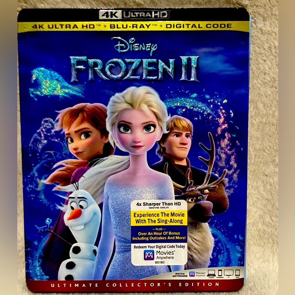 Disney’s Frozen II 4K Ultra HD/Blu-ray combo (digital copy not included)